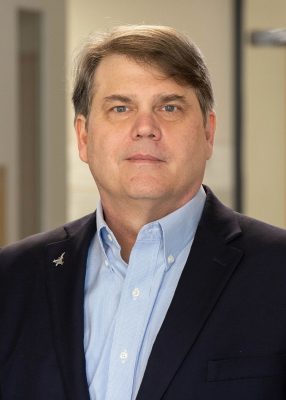 Prof. Christopher Lawrence close-up shot